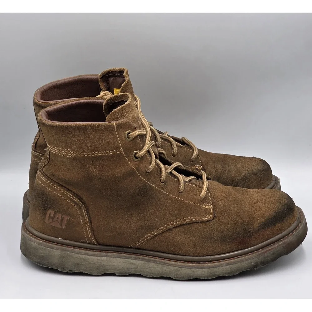 Caterpillar CAT Narrate P725201 Men's Suede Ankle Work Boots Size 9M